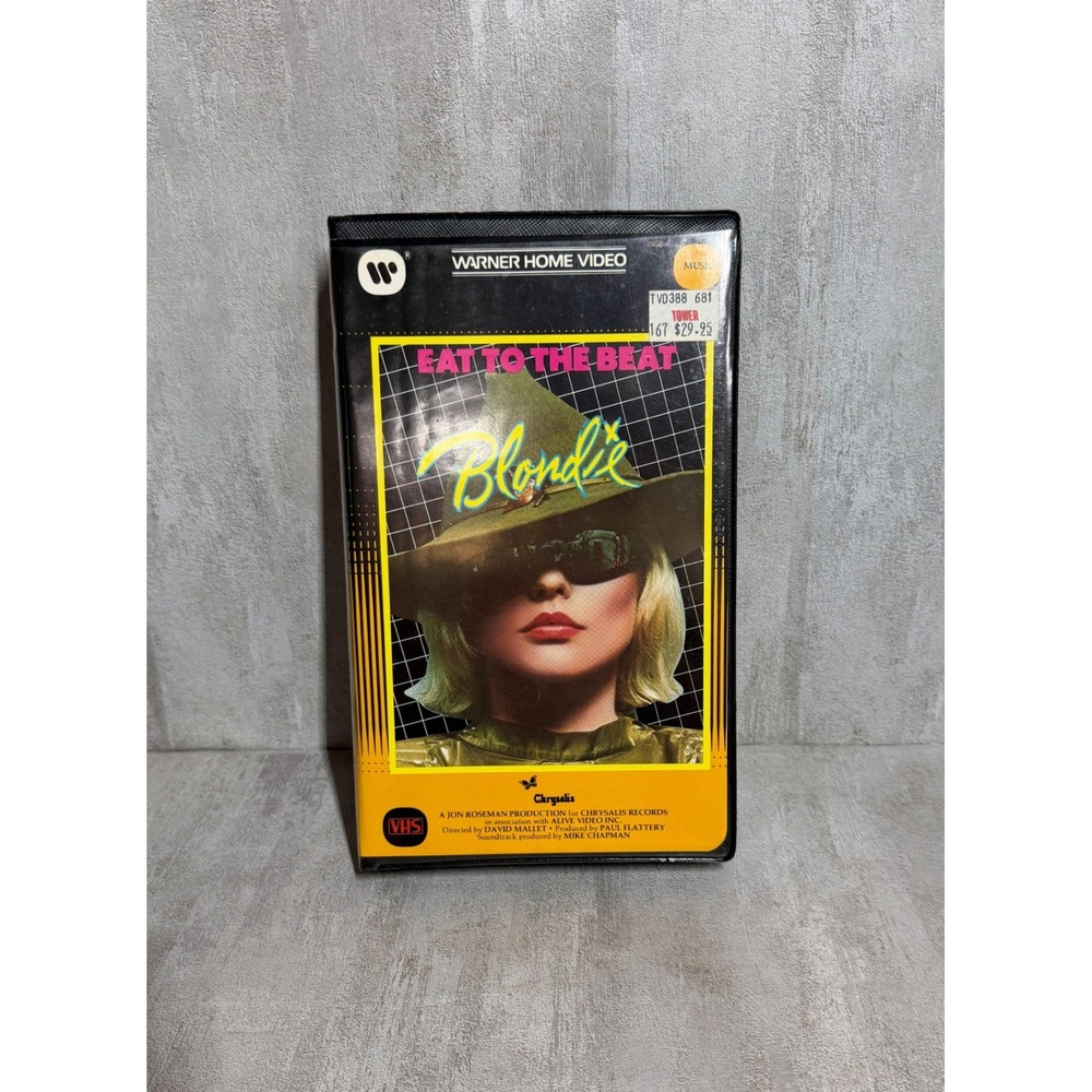 Blondie Eat to the Beat VHS 1979 Music Video Album Warner Home Video 4003 NTSC